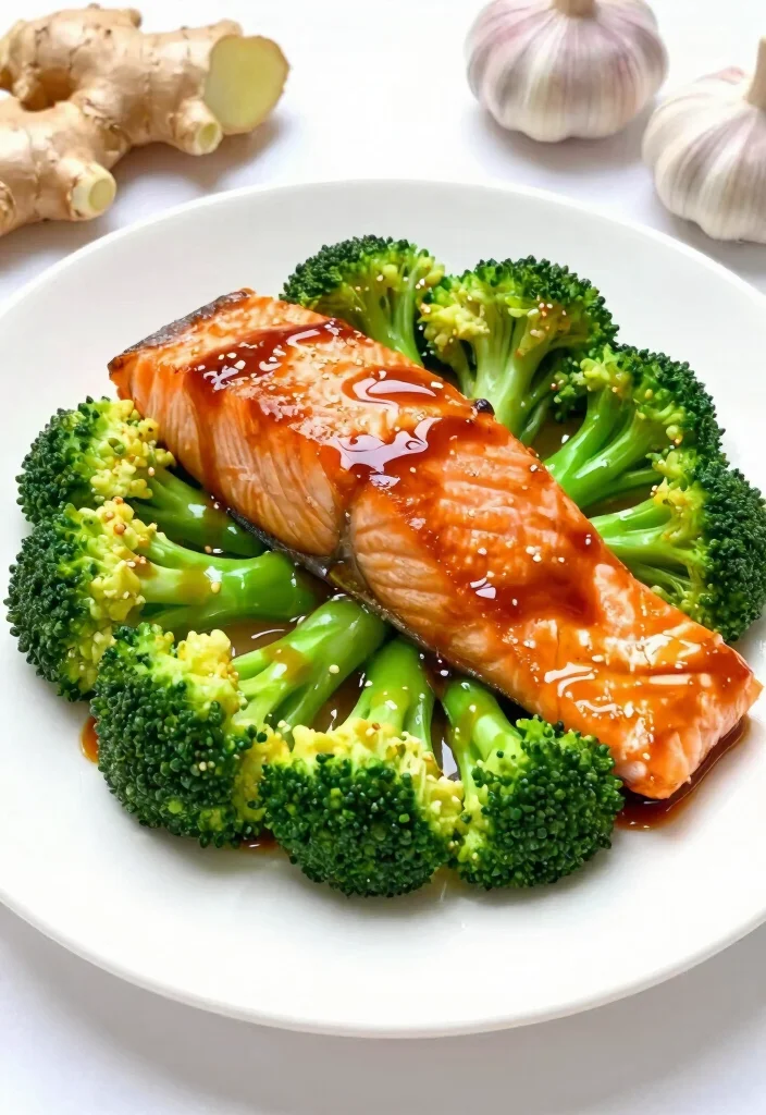 18 Gluten Free Recipes for Dinner: Simple and Satisfying - 7. Teriyaki Salmon with Broccoli 1