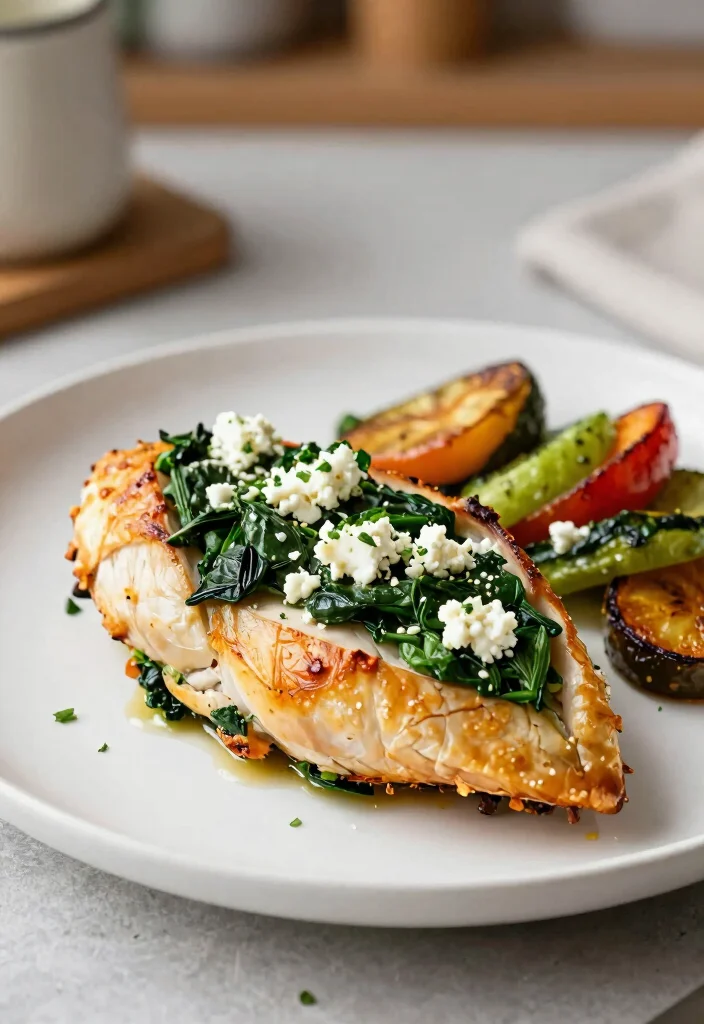18 Gluten Free Recipes for Dinner: Simple and Satisfying - 8. Spinach and Feta Stuffed Chicken Breasts 1