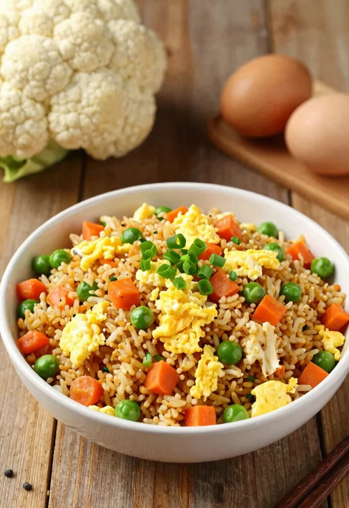 18 Gluten Free Recipes for Dinner: Simple and Satisfying - 9. Cauliflower Fried Rice 1