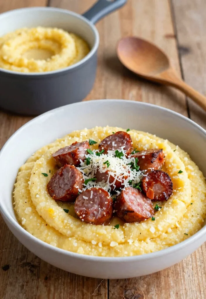 18 Ground Italian Sausage Recipes for Hearty Savory Dinners - 10. Italian Sausage and Creamy Polenta 1