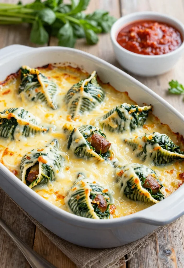 18 Ground Italian Sausage Recipes for Hearty Savory Dinners - 5. Italian Sausage and Spinach Stuffed Shells 1