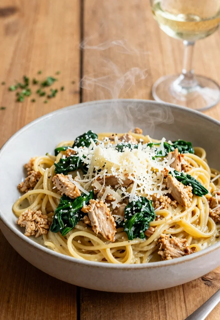 18 Ground Meat Recipes for Dinner: Quick Family Meals - 5. Creamy Ground Chicken Pasta 1