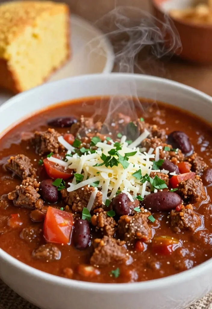 18 Ground Meat Recipes for Dinner: Quick Family Meals - 9. Ground Beef Chili 1