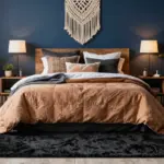 15 Black Rug Bedroom Ideas With Moody Modern Vibes