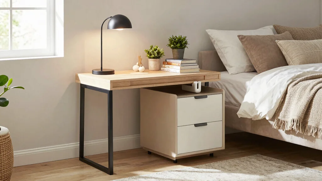 15 Desk as Nightstand Ideas With Smart Dual Purpose Style