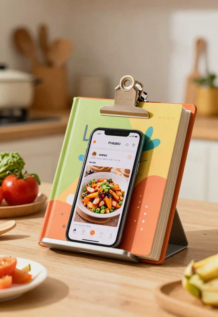 16 Mobile Stand Ideas With Functional Creative Designs - 4. Clip-On Book Stand 1