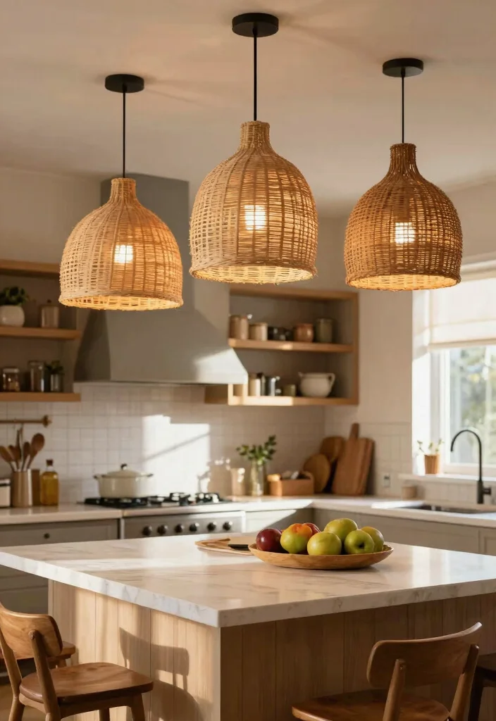 16 Rattan Pendant Light Kitchen Island Ideas With Warm Texture - Conclusion 1