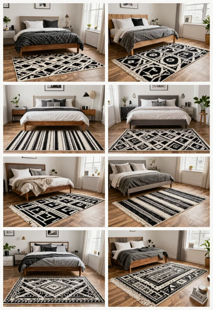 17 Black and White Rug Bedroom Ideas With Bold Contrast - Conclusion 1
