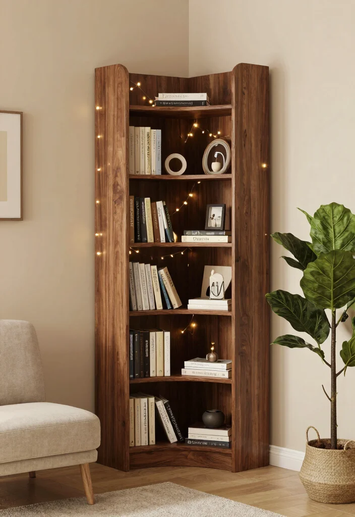 18 Bookshelf Design Wall Small Spaces Ideas That Save Room - 2. Corner Bookshelves Maximizing Space 1