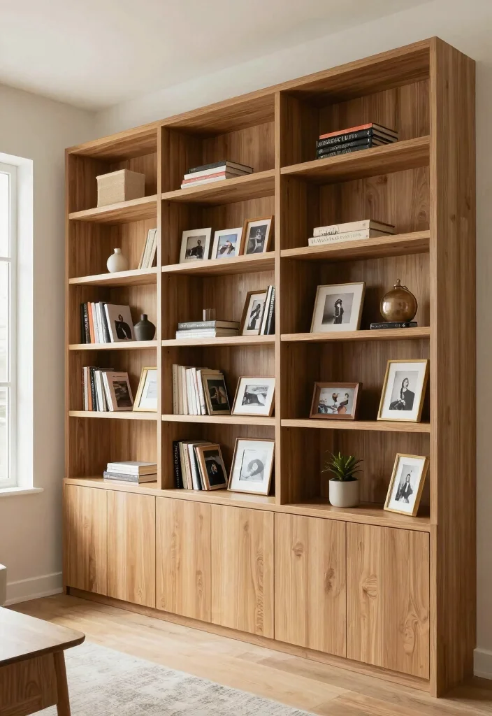 18 Bookshelf Design Wall Small Spaces Ideas That Save Room - 5. Built-In Bookshelves for a Seamless Look 1