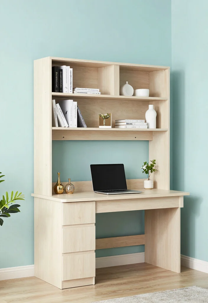 18 Bookshelf Design Wall Small Spaces Ideas That Save Room - 6. Multi-Purpose Bookshelf with Desk Combo 1