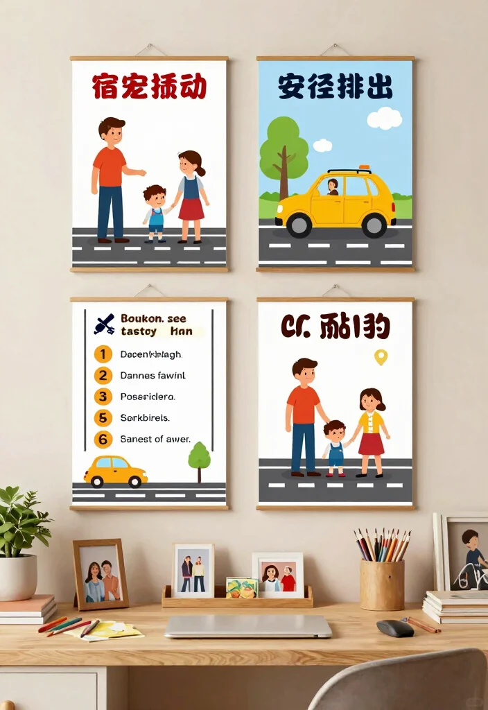 18 Road Safety Poster 2026 Trending Ideas With Creative Impact - 10. Customizable Road Safety Art 1