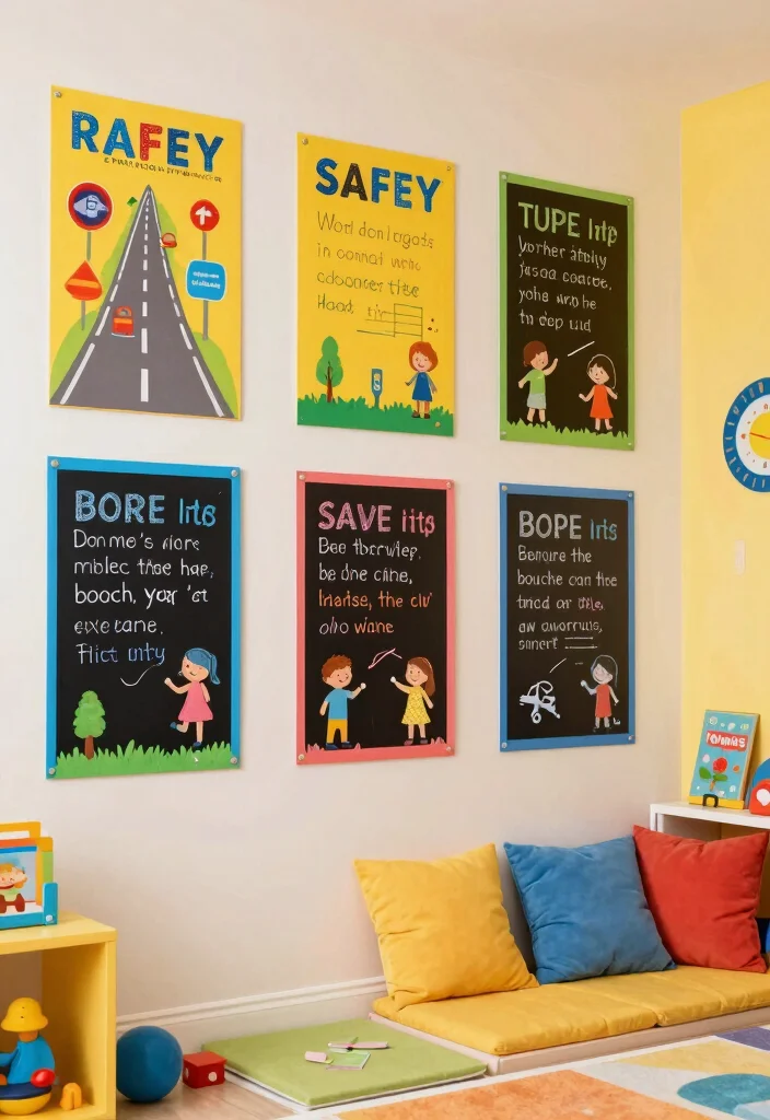 18 Road Safety Poster 2026 Trending Ideas With Creative Impact - 4. Interactive Educational Wall Art 1